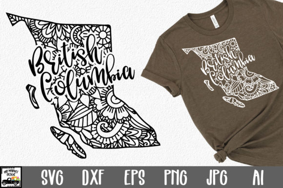 British Columbia Mandala SVG File