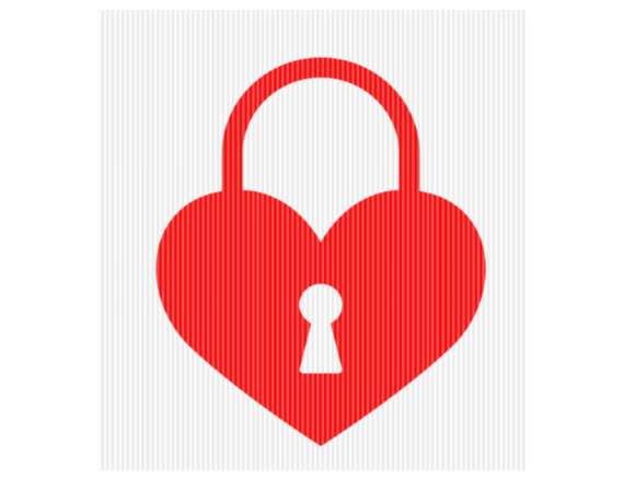 Heart Padlock Valentine's Day Love SVG
