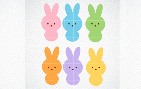 Marshmallow Bunnies SVG - Easter SVG