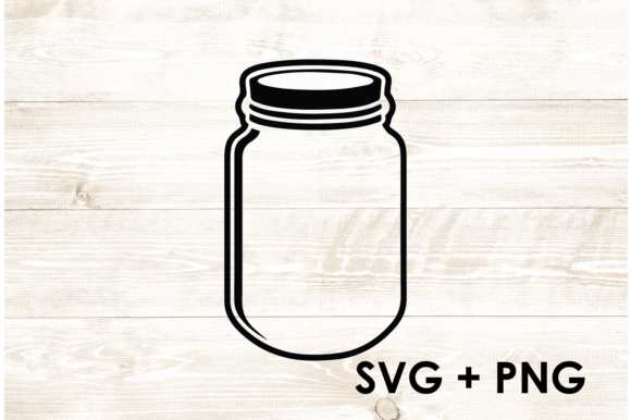 Mason Jar - SVG