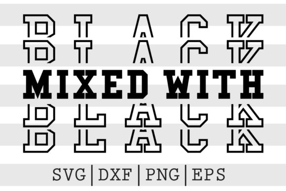 Mixed with Black SVG