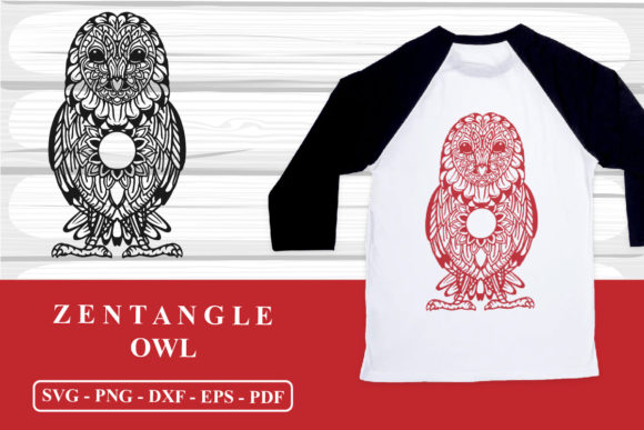 Owl Zentangle SVG Cutting Files