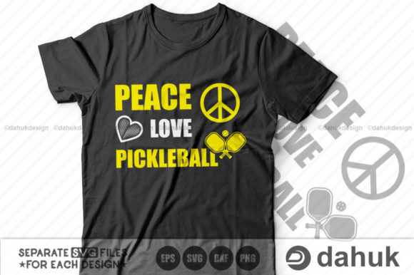 Peace Love Pickleball SVG Review